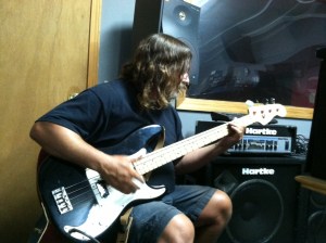 Bill Watson plays the Fender Precision Bass through a Hartke amp 7-15-13