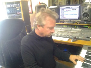 A Nashville Trax piano players doing a Piano Tracks Online project for a client.